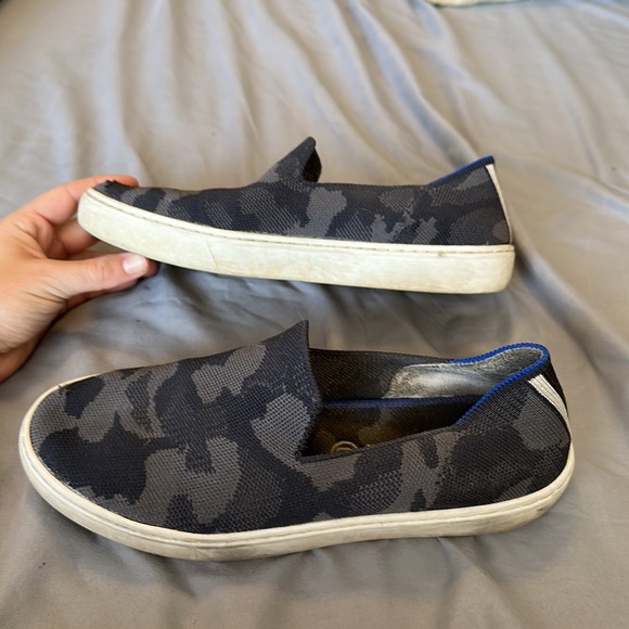 Rothy’s cheetah print slip on shoe - Picture 2 of 5